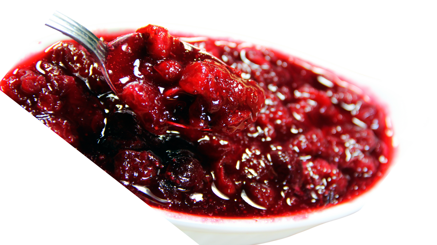 cranberry sauce at Oliver's Butcher and Catering