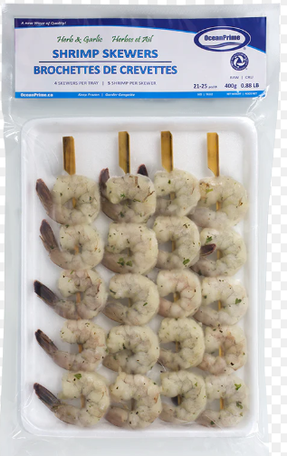 Garlic & Herb Shrimp Skewers